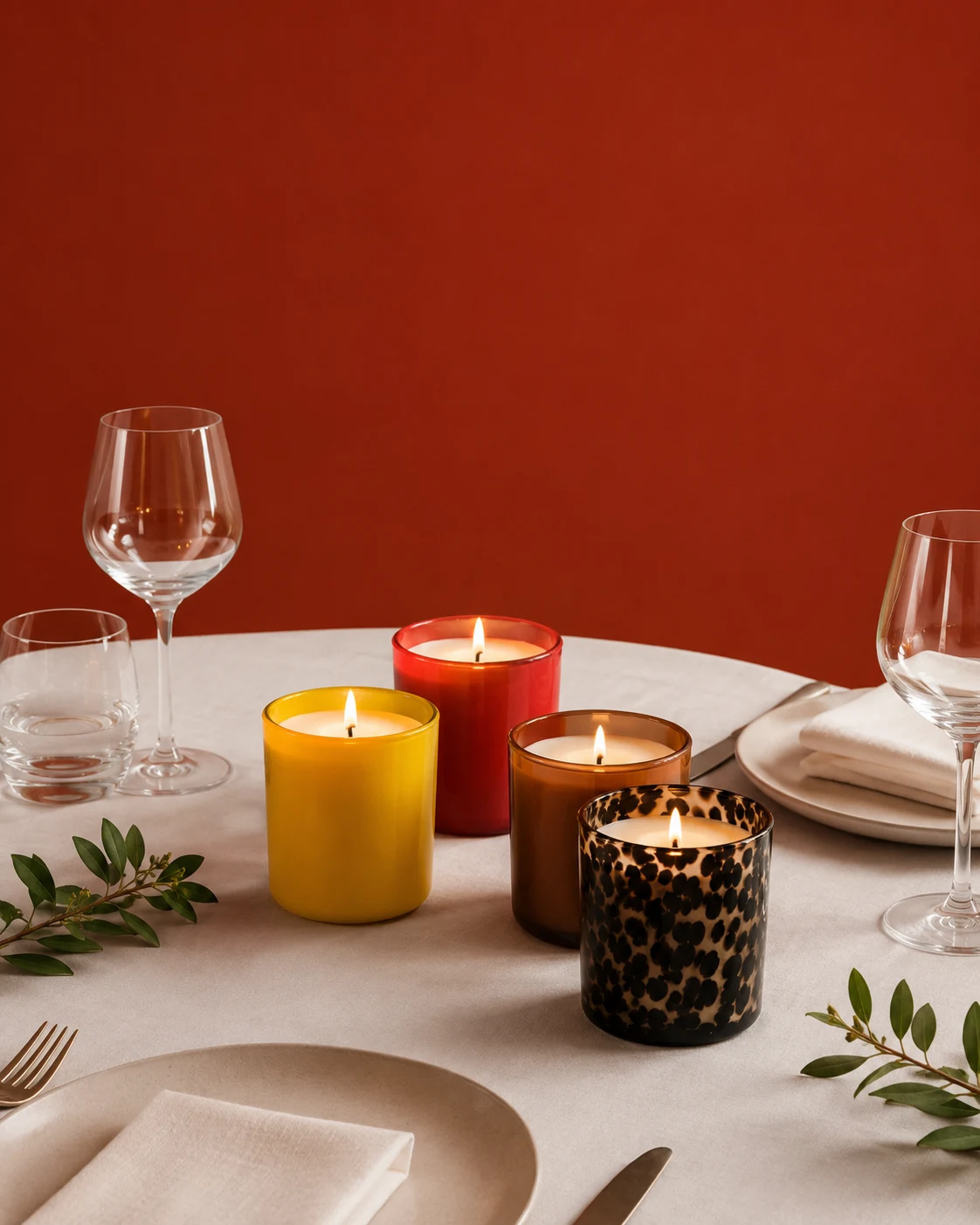 Ristorante con candele