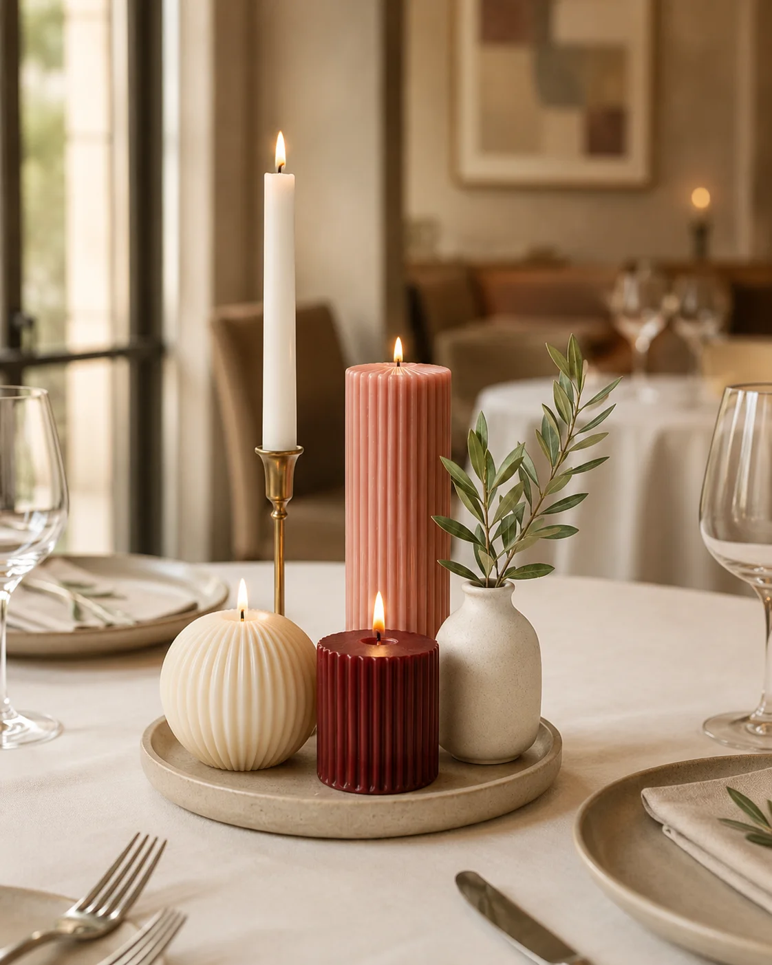 Set Tavola Premium — allestimento su tavola da ristorante